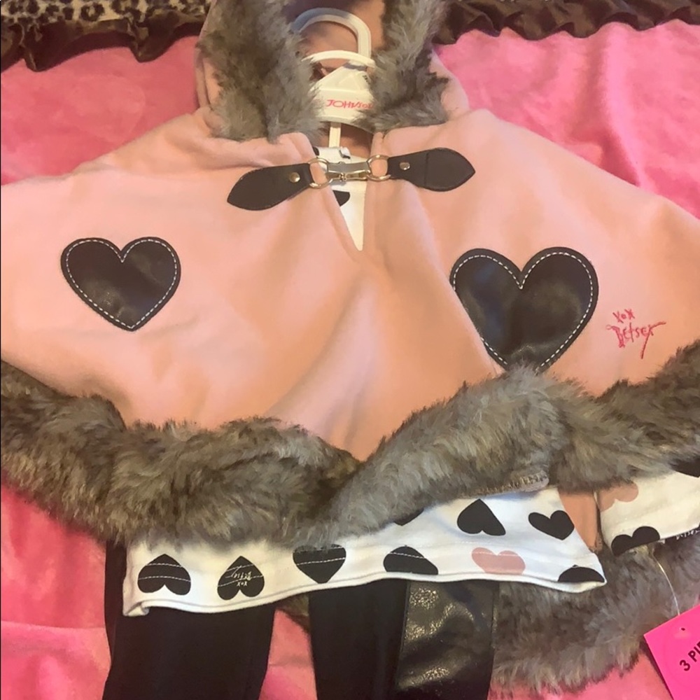 3 piece Betsy Johnson toddler set